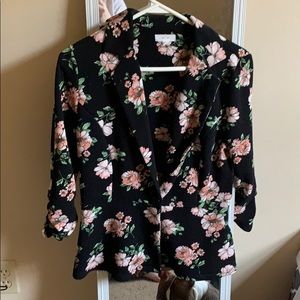 Floral blazer